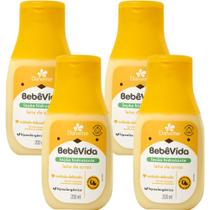 4UN Loção Hidratante Bebe Vida Leite de Arroz 200ml Davene 4UN Loção Hidratante Bebe Vida Leite de Arroz 200ml Davene