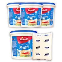 4Un Maionese DAjuda Refil 3Kg Para Restaurante Lanches Petiscos Pastéis Batata Frita 4Un Maionese DAjuda Refil 3Kg Para Restaurante Lanches Petiscos Pastéis Batata Frita