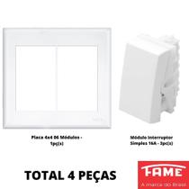 4un Modulo Interruptor Simples Placa 4x4 06 Evidence FAME