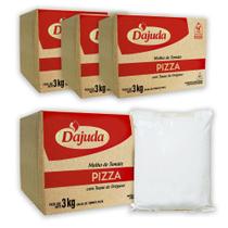 4Un Molho De Tomate Sabor Pizza DAjuda 3Kg Para Refogado Receitas Acompanhamentos Massas