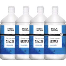 4UN Óleo Massagem Neutro Massoterapia 1LT D'agua Natural 4UN Óleo Massagem Neutro Massoterapia 1LT D'agua Natural