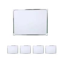4un Quadro branco lousa escolar escritório 30x20 c/ moldura 4un Quadro branco lousa escolar escritório 30x20 c/ moldura