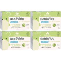 4UN Sabonete Vegetal Bebe Vida Cha de Camomila 90g Davene 4UN Sabonete Vegetal Bebe Vida Cha de Camomila 90g Davene