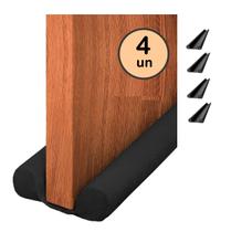 4un Veda porta duplo proteção poeira insetos água vento 70cm