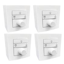 4Und Controle Ventilador e Luz Caixa De Sobrepor Bivolt 75mm