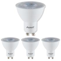 4Und Lâmpada LED GU10 Dicróica Luz Branca 6500K 4,8W Bivolt 4Und Lâmpada LED GU10 Dicróica Luz Branca 6500K 4,8W Bivolt