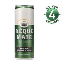 4und Xeque Mate Bebida Pronta Mate Rum Guaraná Limão 355ml