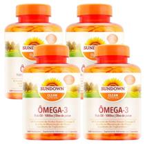 4Uni Ômega-3 Fish Oil 1000mg Sundown Naturals De 320 Cpls Ca