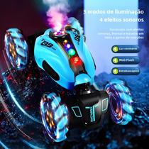 4WD RC Drift Car Música Luzes LED Gesto Controle Remoto Spray Stunt 360 Presente de brinquedo de