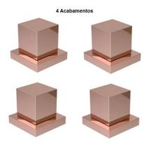 4x Acabamentos Rose P/ Registro 1/2 - 3/4 Padrão Deca 4x Acabamentos Rose P/ Registro 1/2 - 3/4 Padrão Deca