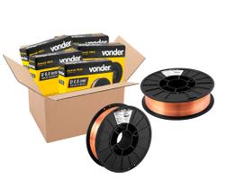 4x Arame Mig/Mag 0,8 mm Carretel Plástico Com 5 Kg Vonder