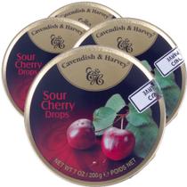 4x Bala CAVENDISH & HARVEY Sour Cherry Drops 200g 4x Bala CAVENDISH & HARVEY Sour Cherry Drops 200g