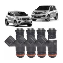 4X Bico Injetor Fiat Mobi Argo Uno 3 Cilindro Ipe052