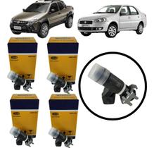 4x Bicos Injetor Fiat Siena Strada 1.8 Flex Ipe019 Original