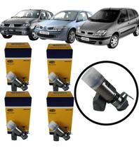 4x Bicos Injetores Senic Clio Megane Partner 1.6 1.8 Iwp042