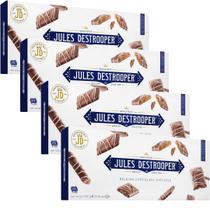4X Biscoito Belga Jules Destrooper Chocolate Thins 100G