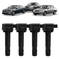 4x Bobina De Ignição Honda Civic 1.8 16v Flex 2006 2007 2008