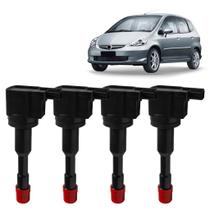 4x Bobinas de Ignição Escape Honda Fit 1.4 8v Gasolina/Flex