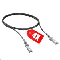 4x Cabo Dac Conexão Direta Mikrotik Sfp 10g S+da0003 3m 10g