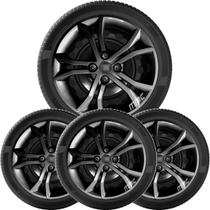 4x Calota ARGO CRONOS 2023 Aro 15 Black Logo Novo 297cp