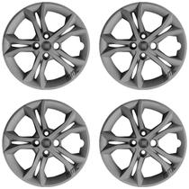 4X Calota Argo Cronos 2023 Aro 15 Grafite Logo Novo 297Cp