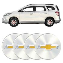 4x Calota Centro de Roda GM SPIN 13 14 15 16 17 18 19 PRATA 4x Calota Centro de Roda GM SPIN 13 14 15 16 17 18 19 PRATA