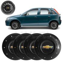 4X Calota Centro Roda Aro 14 Corsa Hatch 2002 A 2012 Preto 4X Calota Centro Roda Aro 14 Corsa Hatch 2002 A 2012 Preto