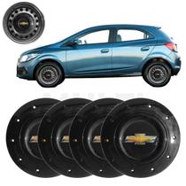 4X Calota Centro Roda Ferro Aro 14 Gm Onix 2013 A 2019 Preto 4X Calota Centro Roda Ferro Aro 14 Gm Onix 2013 A 2019 Preto