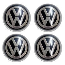 4x Calota centro roda modelo Audi A3 aro 15 emblema Volks
