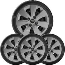 4x Calota ETIOS HATCH SEDAN Aro 14 Grafite Parafusada 1301 4x Calota ETIOS HATCH SEDAN Aro 14 Grafite Parafusada 1301