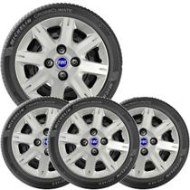 4X Calota Fiat Elba Premio Siena Aro 13 Com Emblema 072Cb