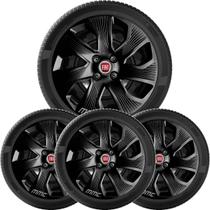 4X Calota Fiat Grand Siena Punto Aro15 Black Piano 214Cp 4X Calota Fiat Grand Siena Punto Aro15 Black Piano 214Cp