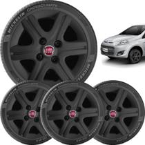 4X Calota Fiat Palio Mille Fire Aro 13 Preto 080Cb 4X Calota Fiat Palio Mille Fire Aro 13 Preto 080Cb