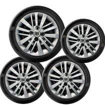 4x Calota FIAT PALIO SIENA NOVO UNO Argo Cronos Aro 14