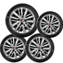 4X Calota Fiat Palio Siena Novo Uno Argo Cronos Aro 14