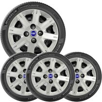 4x Calota Fiat Uno Palio Aro 13 com Emblema 072cb