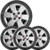 4x Calota Fiat Uno Palio Mobi Way aro 14 156cb