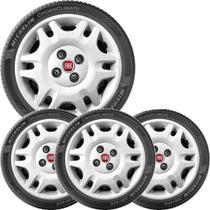 4x Calota FIAT UNO PALIO SIENA MOBI Aro 14 com Emblema 055cb 4x Calota FIAT UNO PALIO SIENA MOBI Aro 14 com Emblema 055cb