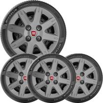 4x Calota FIAT UNO WAY PALIO SIENA FIRE Aro 13 Grafite 072cb 4x Calota FIAT UNO WAY PALIO SIENA FIRE Aro 13 Grafite 072cb