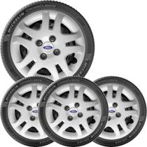 4X Calota Ford Fiesta Ka Escort Aro 14 Com Emblema 026Cb 4X Calota Ford Fiesta Ka Escort Aro 14 Com Emblema 026Cb