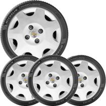 4x Calota GM CORSA CELTA CLASSIC Aro 13 com Emblema 118cb