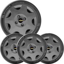 4x Calota GM CORSA CELTA CLASSIC Aro 13 Grafite Emblem 118cb 4x Calota GM CORSA CELTA CLASSIC Aro 13 Grafite Emblem 118cb