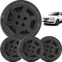 4x Calota Gm Corsa Classic Aro 13 Preto 069cb 4x Calota Gm Corsa Classic Aro 13 Preto 069cb
