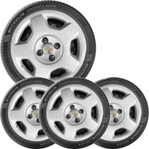 4x Calota Gm Corsa Prisma Aro 14 com Emblema 053cb
