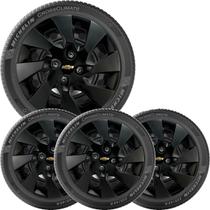 4x Calota Gm Corsa Prisma Onix Aro 14 Preto 133cb 4x Calota Gm Corsa Prisma Onix Aro 14 Preto 133cb