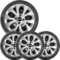 4x Calota Gm Onix Prisma Aro14 Ano 2017/20 com emblema 374cb 4x Calota Gm Onix Prisma Aro14 Ano 2017/20 com emblema 374cb