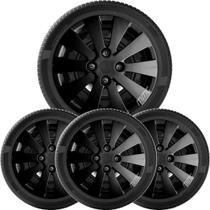 4X Calota Hb20 Hb20S 14 A 19 Aro 14 Black Piano 185Cb 4X Calota Hb20 Hb20S 14 A 19 Aro 14 Black Piano 185Cb