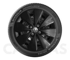 4x Calota Jogo Vw Saveiro Trooper Aro 15 Preto 248cp