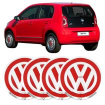 4x Calota Vermelho VW Up 2014 2015 2016 2017 2018 2019 2020