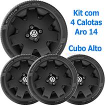 4X Calota Vw Gol Parati G3 G4 Aro 14 Cubo Alto Preto 061Ca 4X Calota Vw Gol Parati G3 G4 Aro 14 Cubo Alto Preto 061Ca